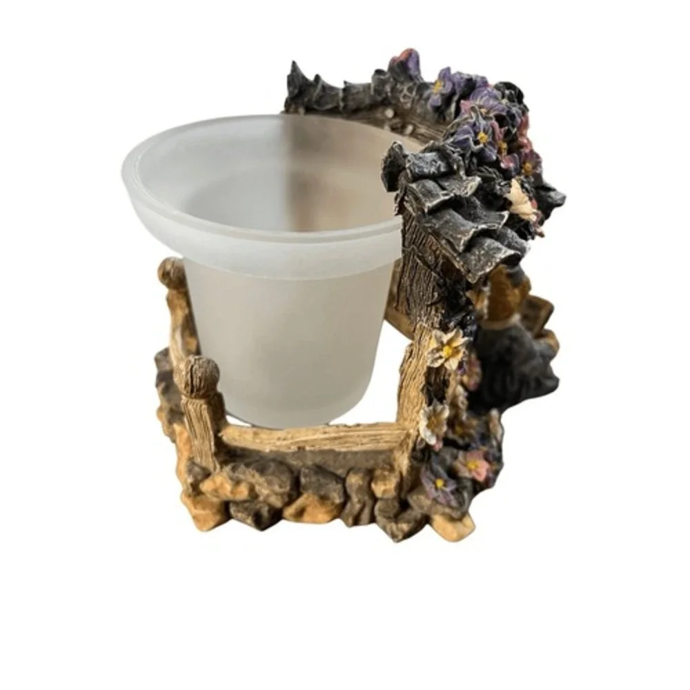Boyds‎ Bears Clementine Garden Romance Votive Candle Holder 27757 Warmtone Resin